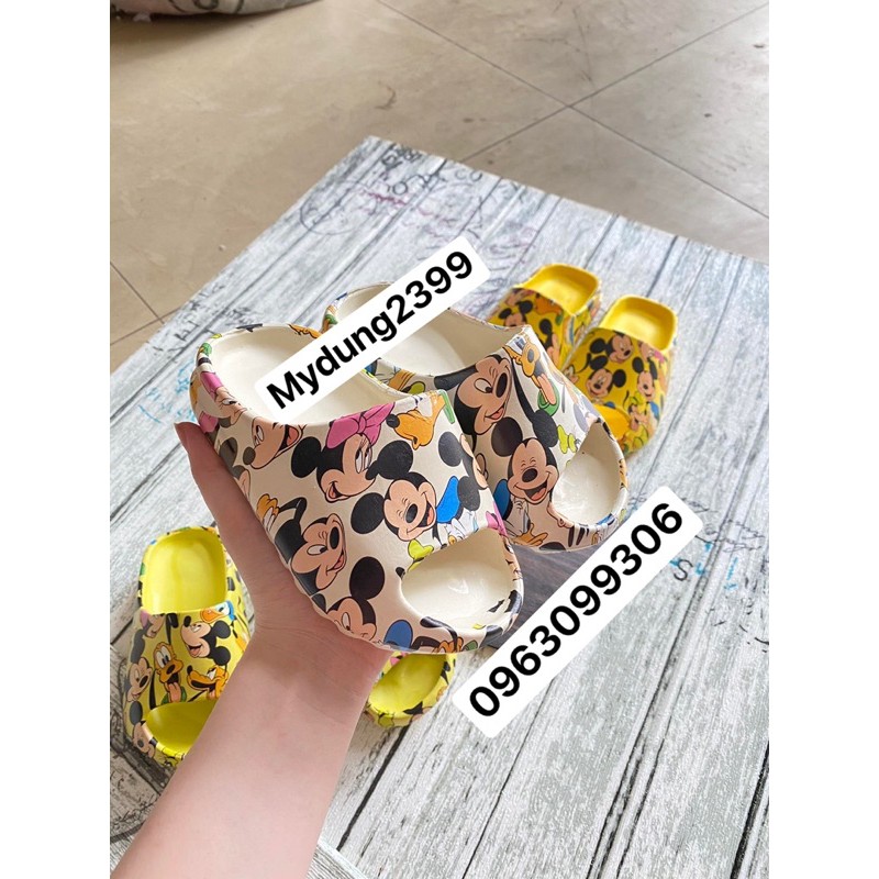 Dép Bánh Mỳ Mickey trẻ em người lớn