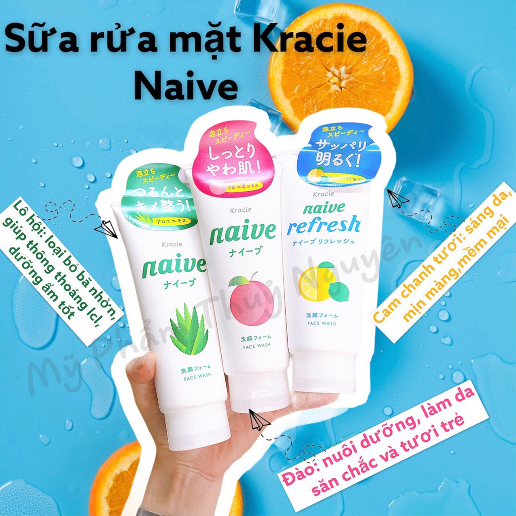 Sữa Rửa Mặt Kracie Naive thiên nhiên lành tính