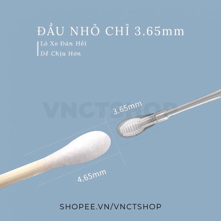 Bộ lấy ráy tai, dụng cụ ngoáy tai 6 món bằng inox chuyên nghiệp vệ sinh tai cho bé trẻ em có hộp đựng