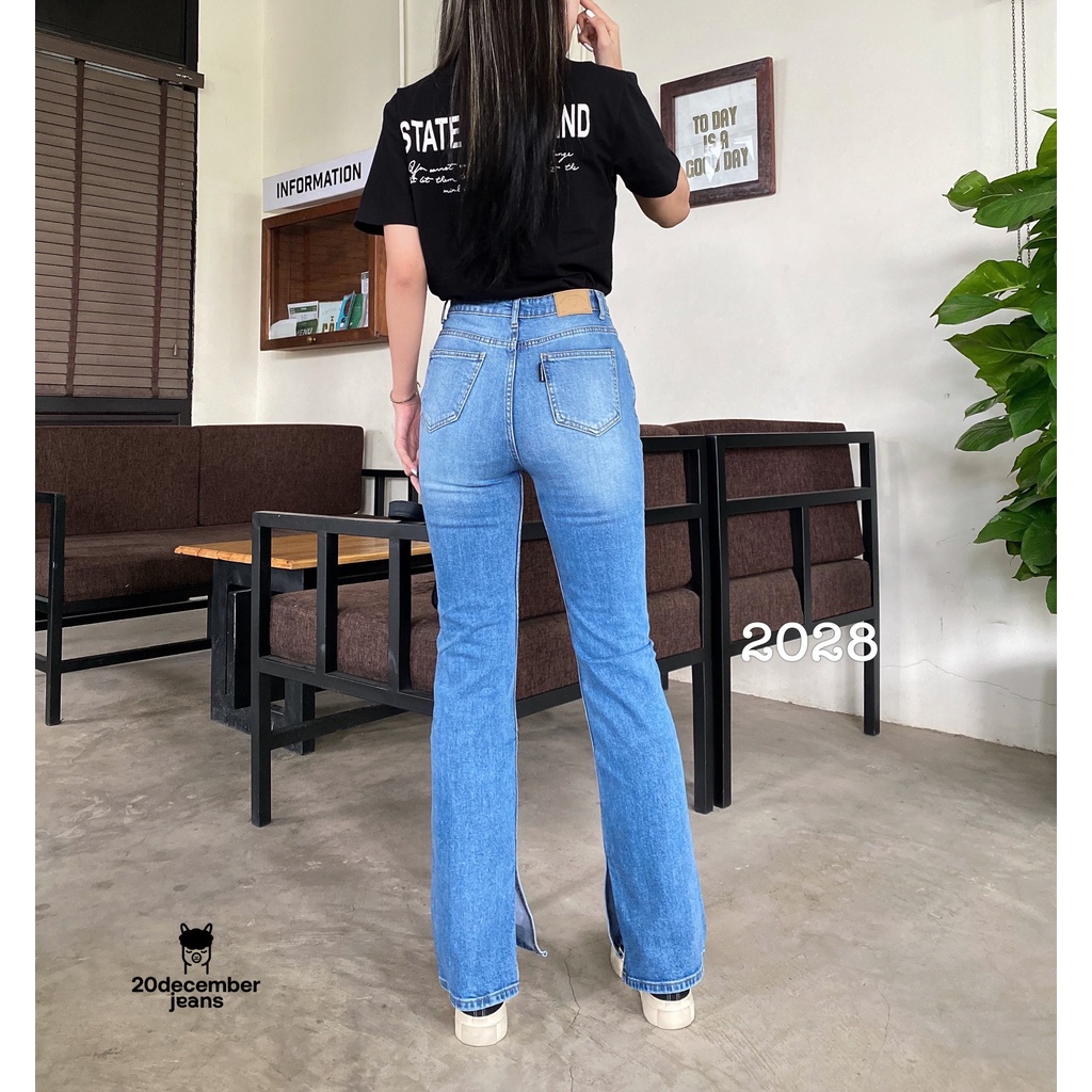 Quần MARIGOLD xẻ lai phía trong 20decemberjeans mã 2028