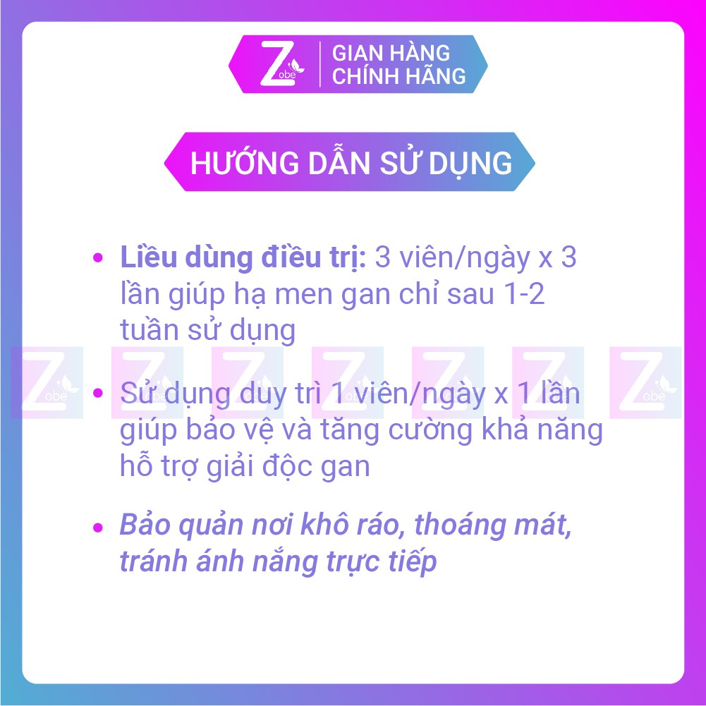 HẠ MEN GAN CHỈ SAU 4 TUẦN - Viên uống Hạ Men Gan, Giải Độc Gan, Chống Viêm Gan GoldLiver