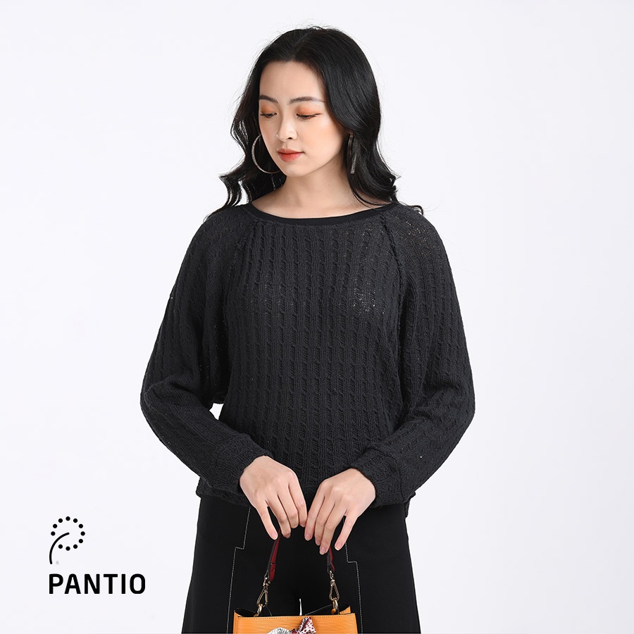 FAT9060 - Áo dệt kim dài tay kiểu dáng basic đơn giản - PANTIO