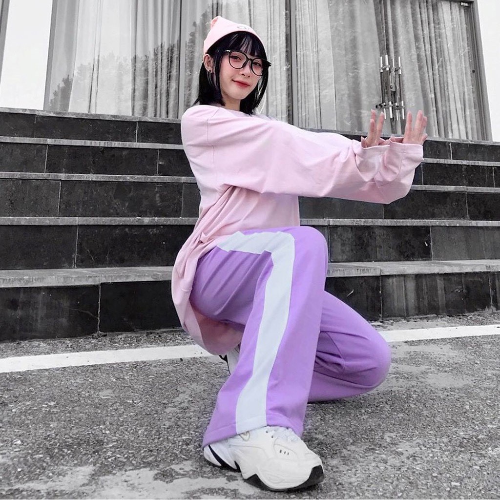 ‼️[VIDEO THẬT Quần Ống Rộng Phối Sọc Thời Trang | BigBuy360 - bigbuy360.vn