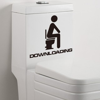 Đề can dán toilet độc đáo