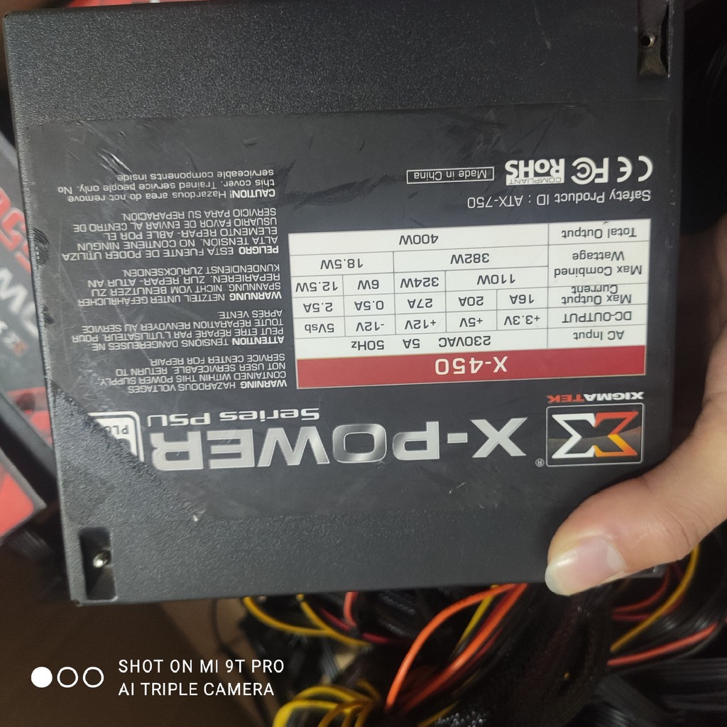 Nguồn Xigmatek X-power II 650w,550w,500w,450w