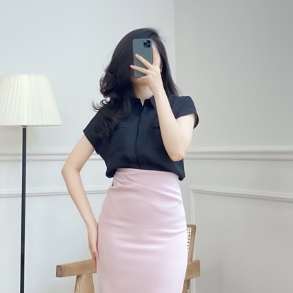 Vella Fashion - Áo sơ mi tay ngắn VA21051