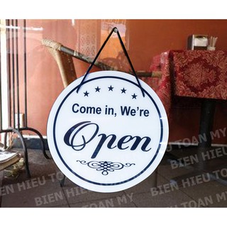 Biển treo 2 mặt Open - Close
