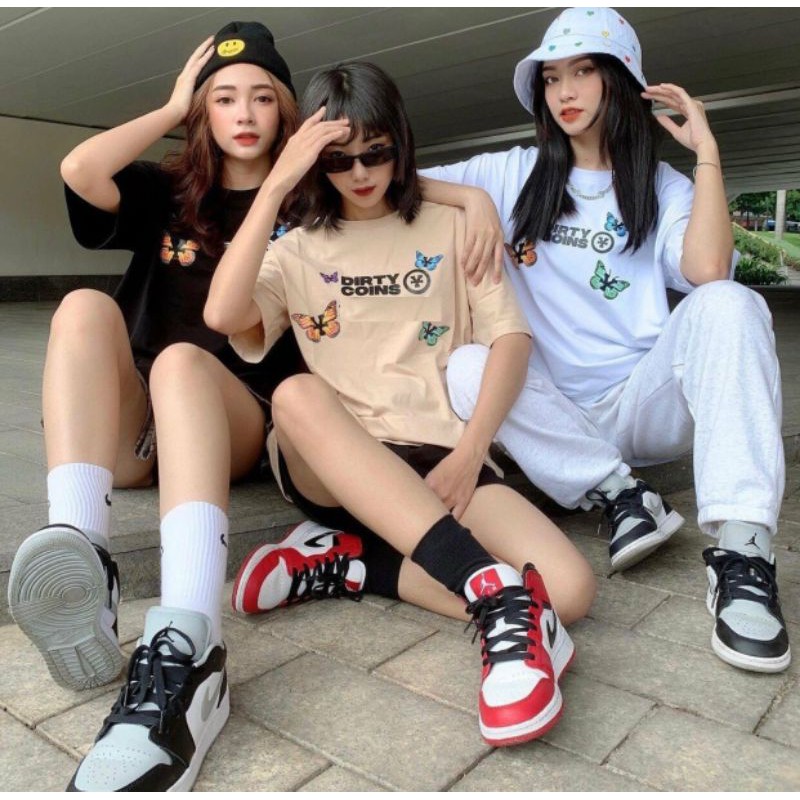 Áo thun tay lỡ Unisex form rộng