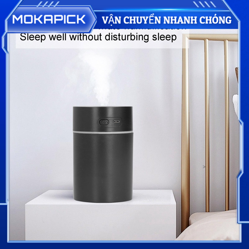 Mokapick Máy tạo độ ẩm ô tô mini Mute Xịt cầm tay giữ USB cho phòng ngủ Văn