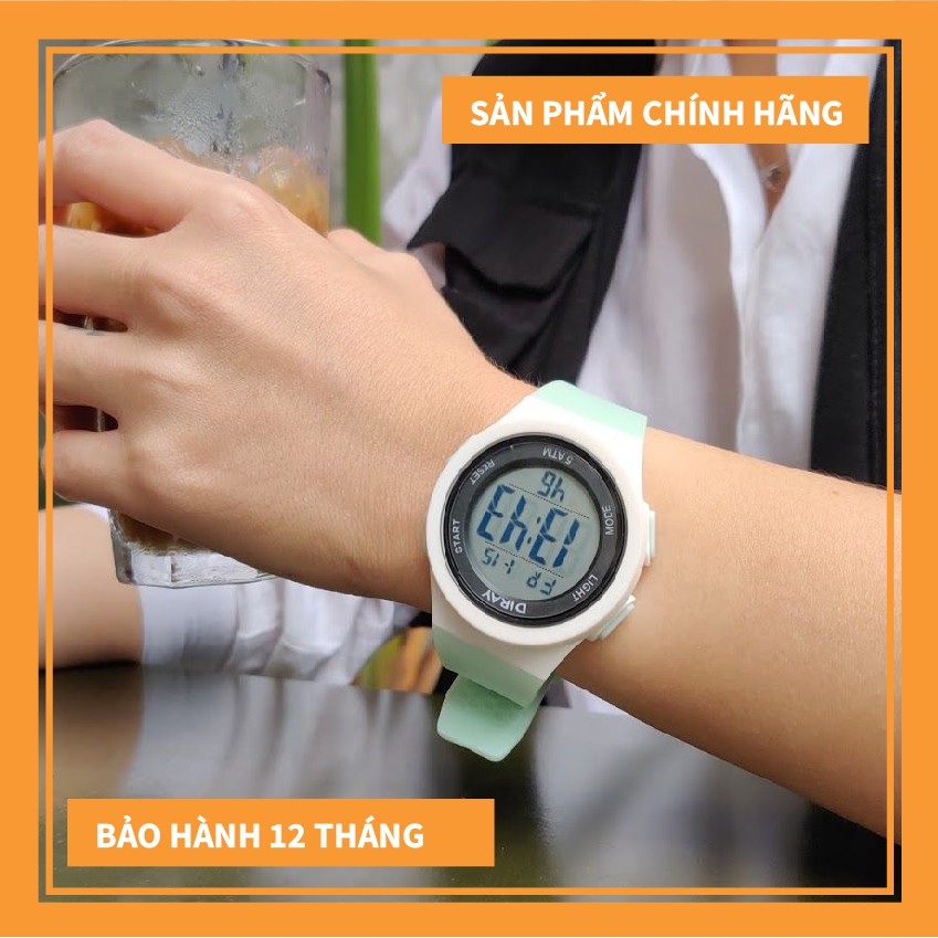 ĐỒNG HỒ THỂ THAO NỮ DIRAY MẶT TRÒN SIÊU BỀN