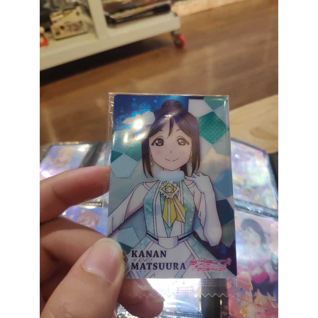 Thẻ bài sưu tầm bánh xốp Idol Love Live LL 25 - Tặng bọc bài nhựa bảo quản