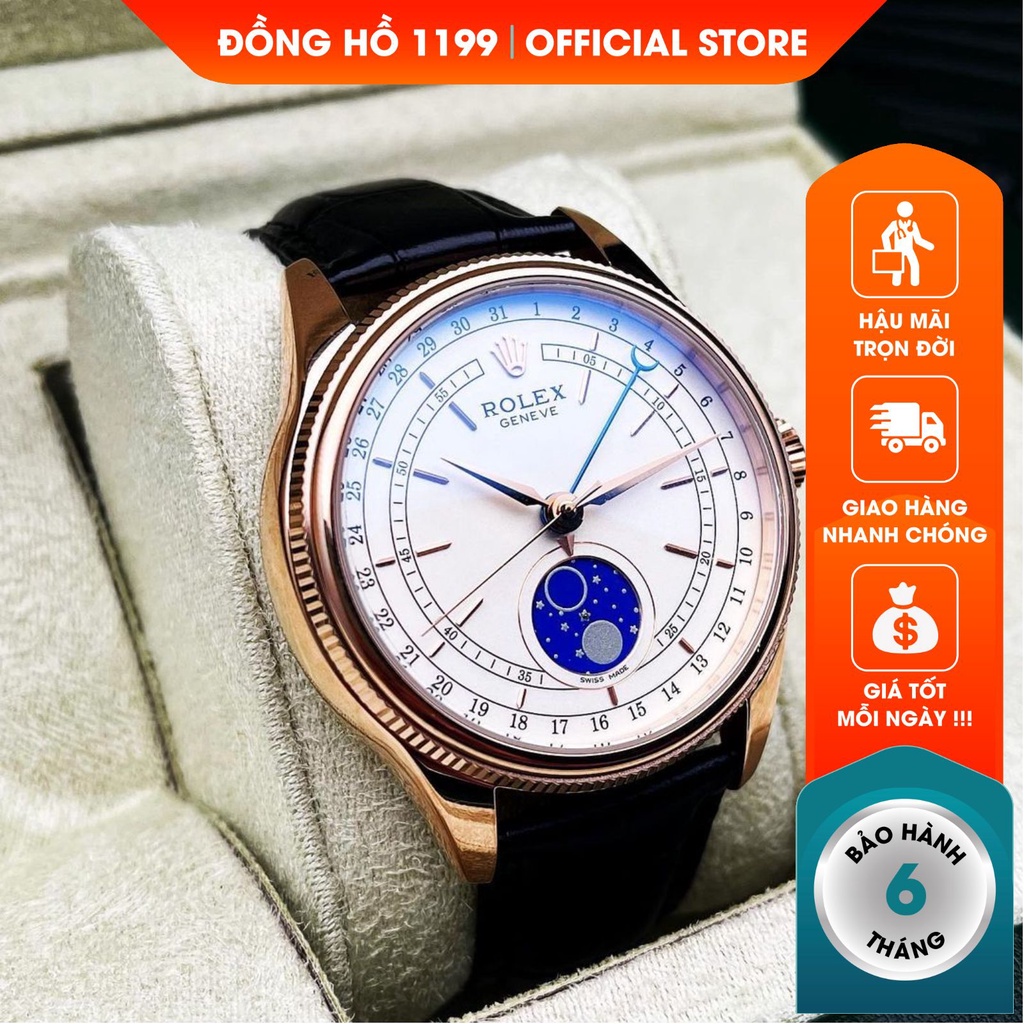 Đồng hồ cơ nam dây da tự động chống nước chống xước tốt chất liệu cao cấp bền bỉ bảo hành 6 tháng 50535 - 1199 Watches | BigBuy360 - bigbuy360.vn