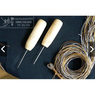 2 kim móc khâu giày chuyên dụng kèm 1 tép chỉ
