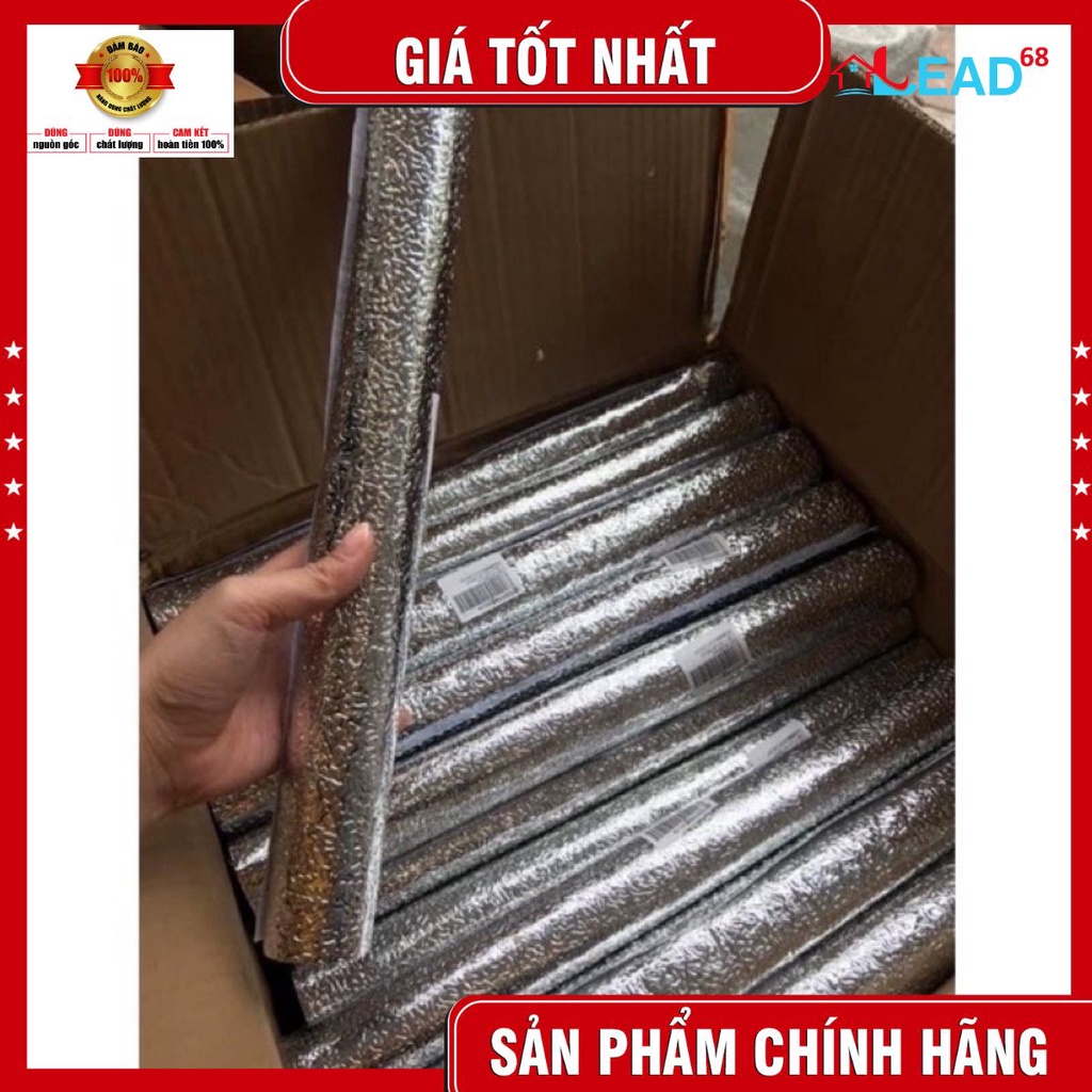 Giấy bạc dán bếp cách nhiệt,chống thấm 40cmx 2m