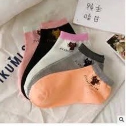 combo 10 đôi tất mèo cổ ngắn hàn quốc giá tốt