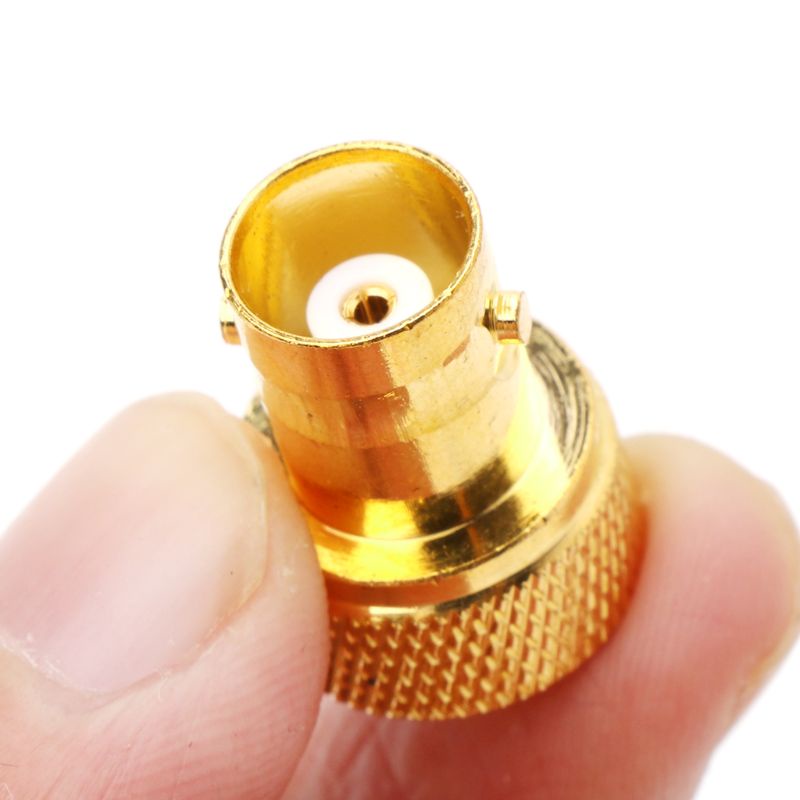 Đầu Nối Chuyển Đổi Giắc Cắm BNC Cái Sang SMA Đực