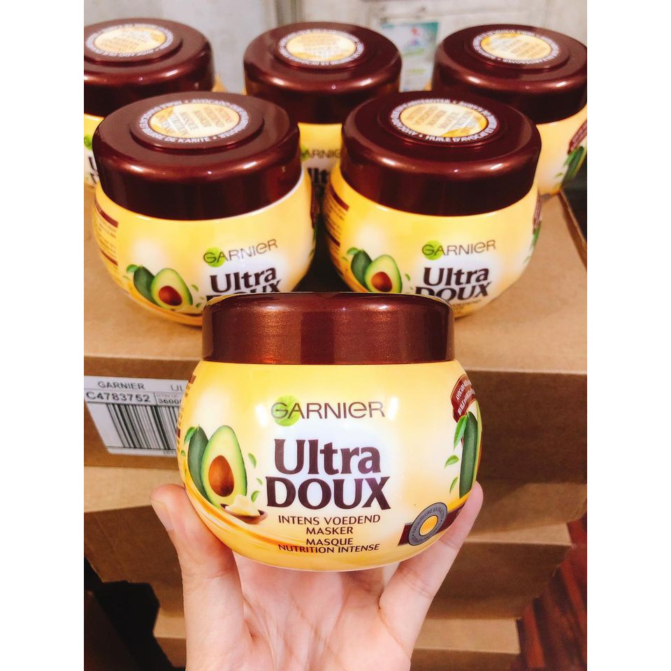 Ủ tóc bơ Garnier Ultra Doux 300ml Pháp giá tốt nhất 2021