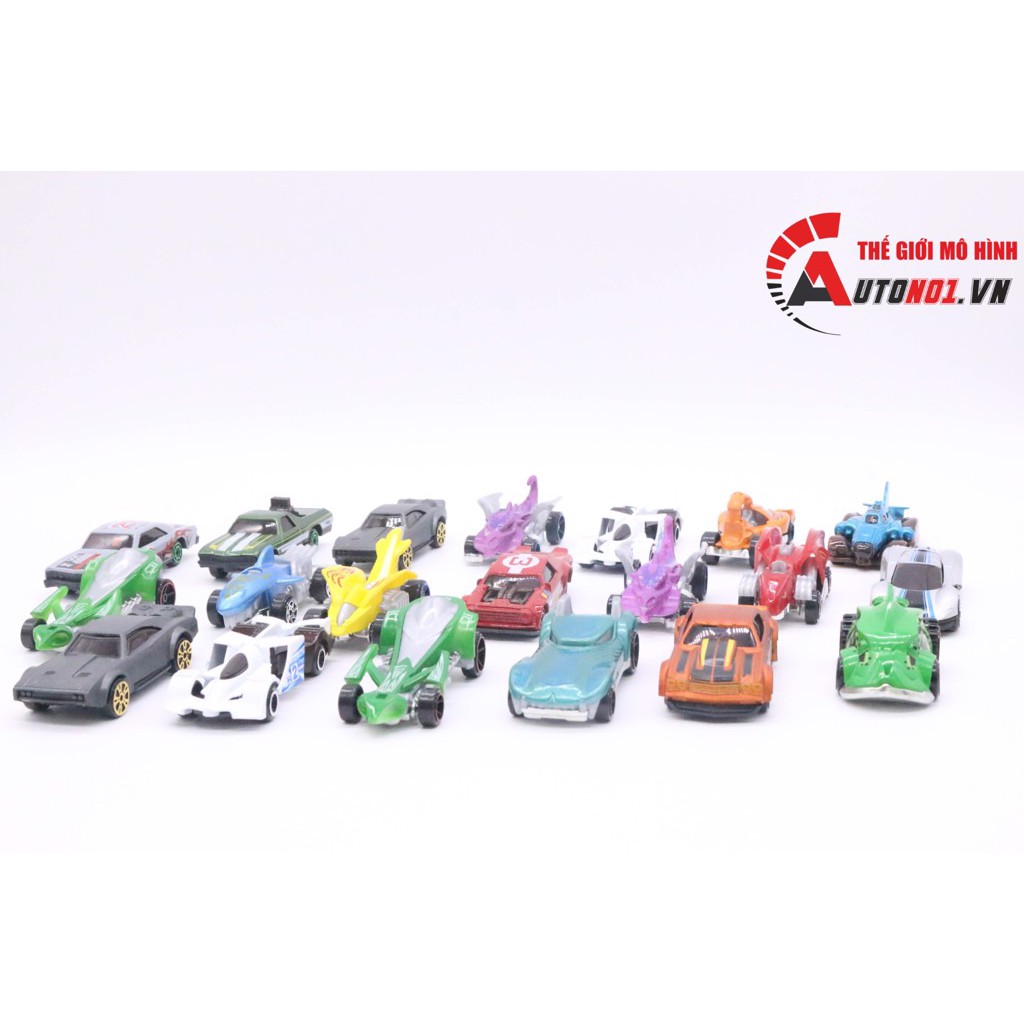 VĨ MÔ HÌNH XE 20 XE HỖN HỢP 2 1:64 DIECAST 6489