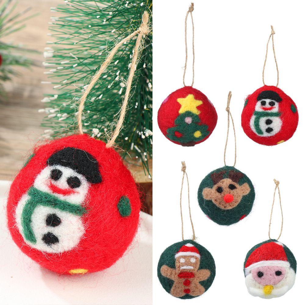 Phụ Kiện Treo Trang Trí Giáng Sinh Hình Tuần Lộc / Ông Già Noel