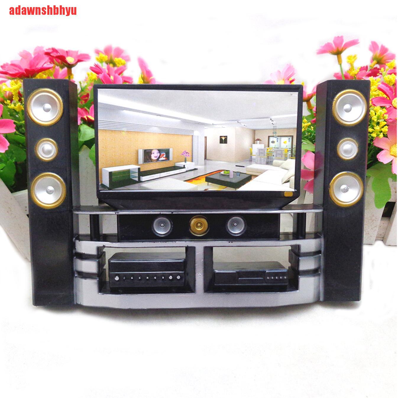 BARBIE 1 Mô Hình Tv Mini Hi-Fi Tỉ Lệ 1: 6 Cho Nhà Búp Bê