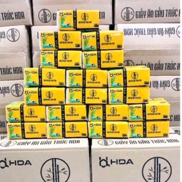 Giấy ăn gấu trúc HDA 300 tờ (1 bịch)