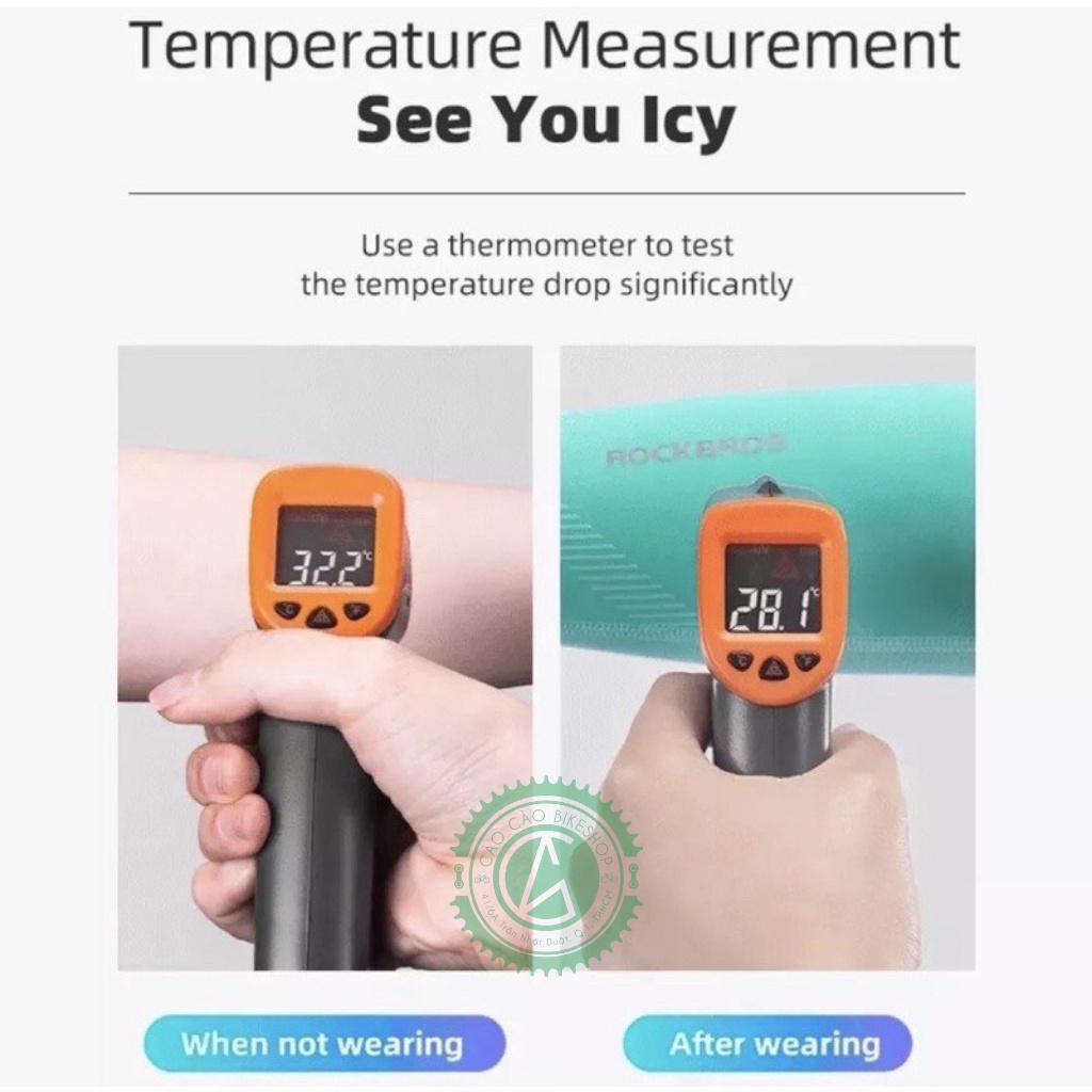 ỐNG TAY THUN LẠNH SIÊU MÁT ROCKBROS CHÍNH HÃNG _CàoCàoBikeShop