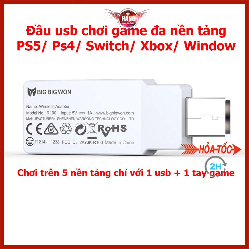 Usb chuyển đổi tay cầm PS5/ PS4/ Xbox One/ Elite/ Switch - Bigbig won R100