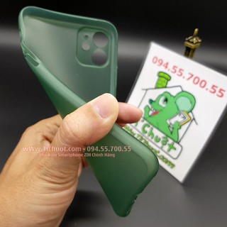 Ốp Lưng iPhone 11 Siêu Mỏng Nhám Mờ (Ốp Lụa)