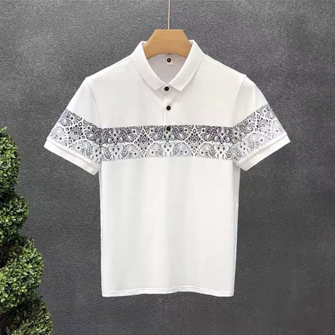 ÁO THUN POLO NAM HỌA TIẾT NGANG THÂN ÁO CỰC LẠ