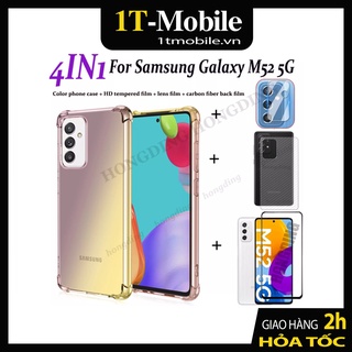 [Samsung M32 4G/M52 5G] Combo cường lực ốp lưng 4 món Bảo Vệ Toàn Diện Cho Samsung Galaxy M32 4G/M52 5G