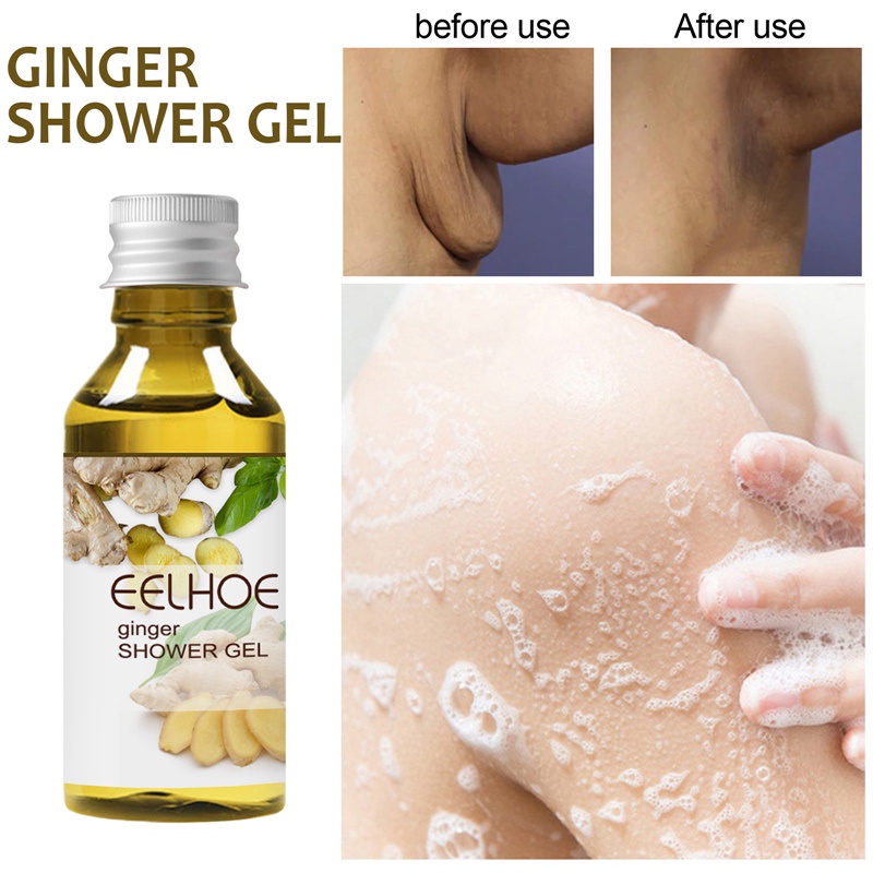 Gel Tắm Thảo Dược Gừng Tẩy Tế Bào Chết Làm Trẻ Hóa Da 50ml