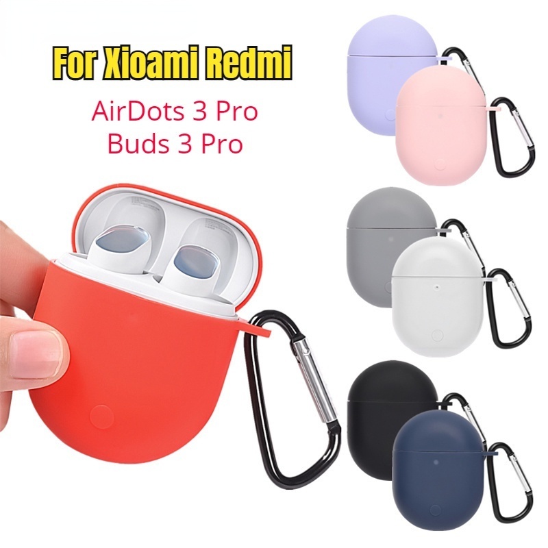 Vỏ Bảo Vệ Hộp Sạc Tai Nghe Xiaomi Redmi AirDots Buds 3 Pro Bằng Silicon Mềm Chống Rơi Màu Kẹo