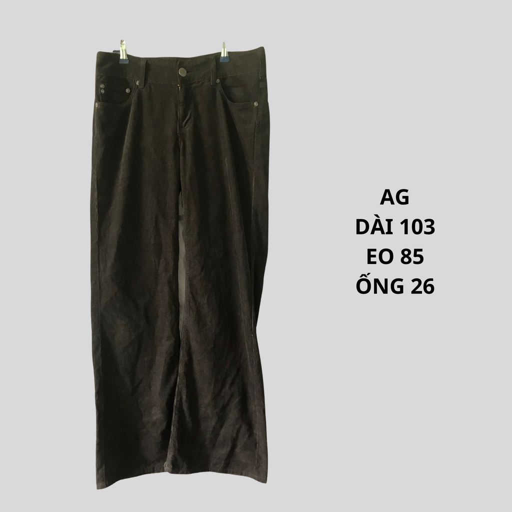Quần Nhung Tăm Unisex, Quần 2HAND Vinatge