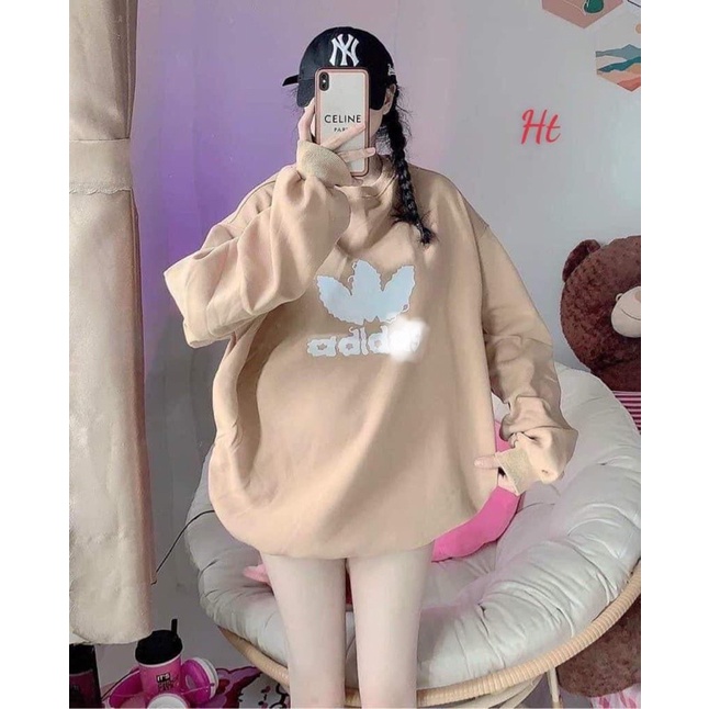 Áo nỉ bo chữ rối HT11