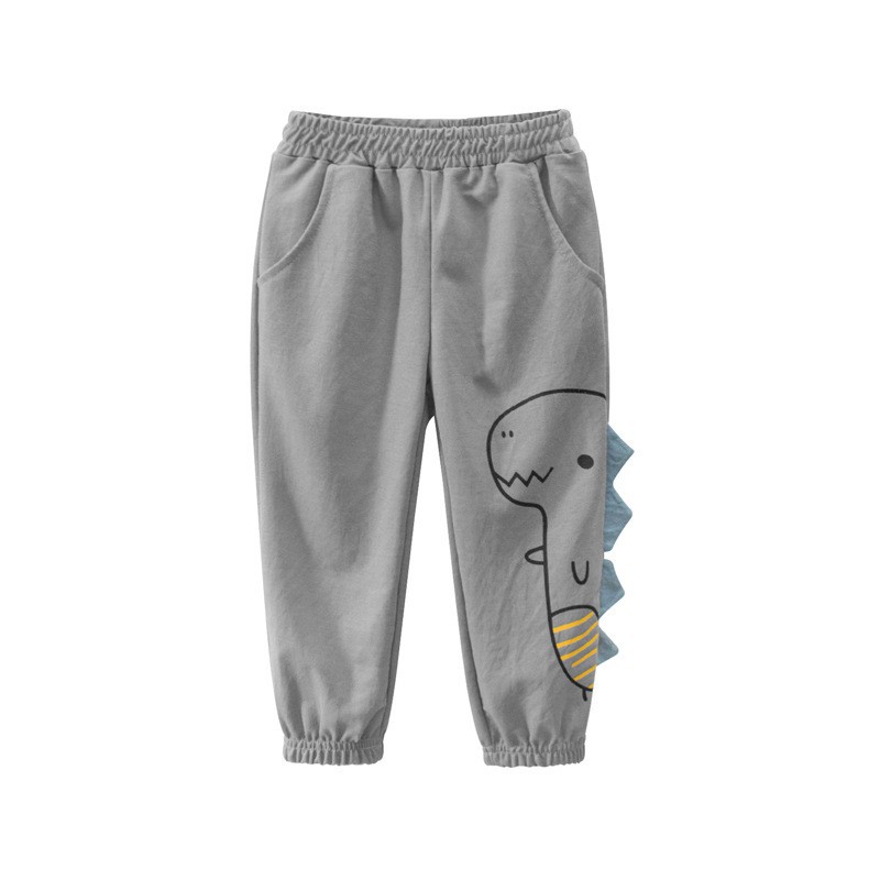 ​3D Dinosaurs Boys Pants Summer Kids Harem Pant Patch style Monster Print Children Bottoms  Cotton T