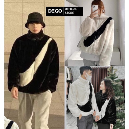 Áo khoác lông NIKE 3 màu chất lông mượt xịn xò DEGO