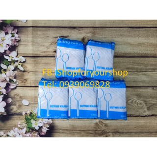 100 MUỖNG NHỰA 17cm