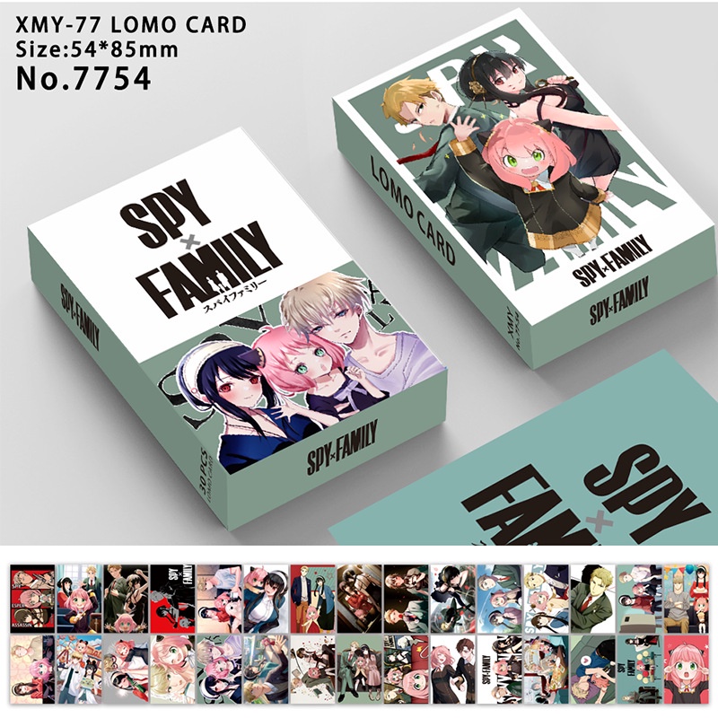 BTS Proof & 2022FESTA 9th Blackpink SPY X FAMILY,Genshin Photocard Double-sided Color Printing Lomo Card