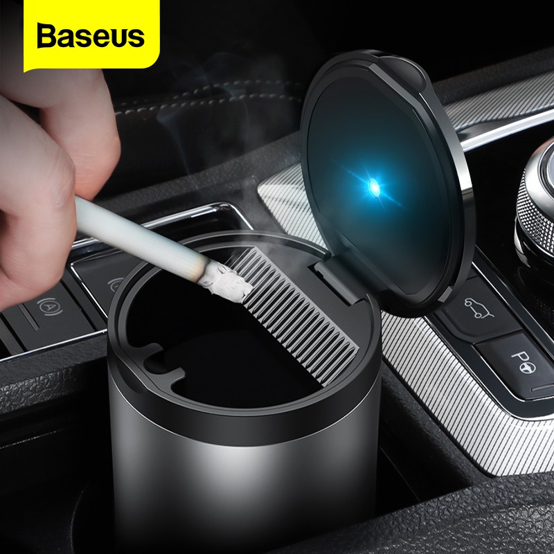 【COD】BASEUS Ashtray With LED Lights For Cars