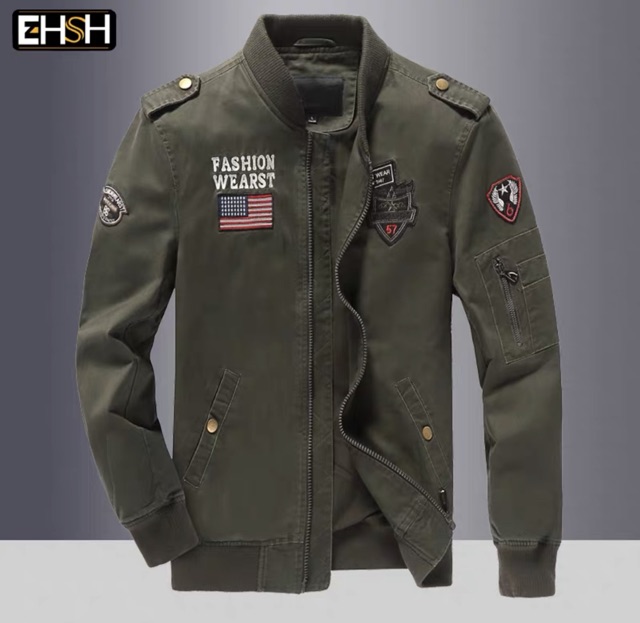 Áo khoác kaki nam bomber đẳng cấp