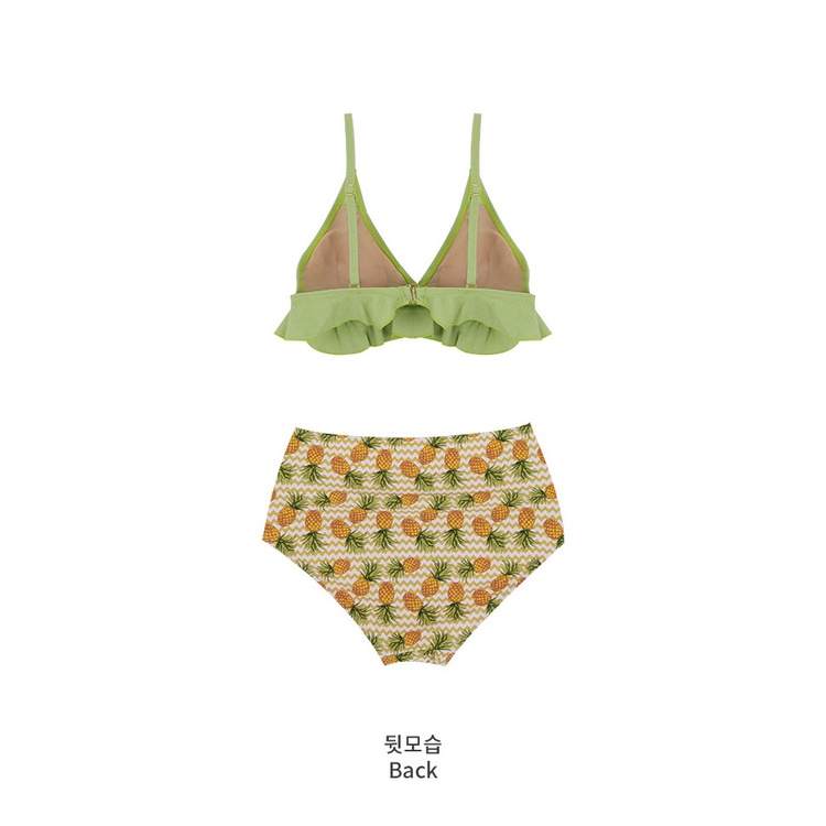 Bikini hai mảnh kiểu hai dây bèo dưới ngực quần lưng cao - M066 - Mermaid