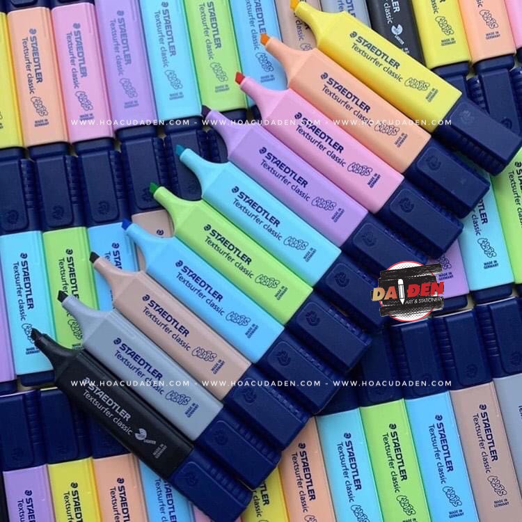 [DA ĐEN] Bút Highlight Staedtler Nhiều Mã Màu Pastel Cực Xinh