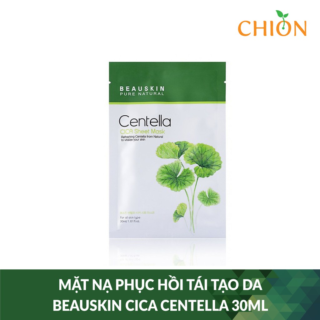 Mặt nạ phục hồi tái tạo da Beauskin Cica Centella 30ml - Hàn Quốc Chính Hãng