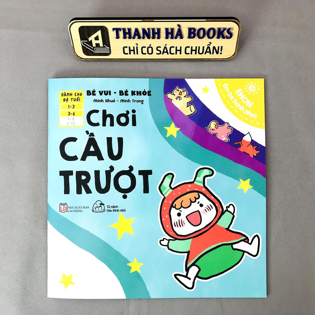 Sách - Ehon Bé Vui - Bé Khỏe (1-6 tuổi) - Bộ 5 quyển (Phần 1) lẻ tùy chọn