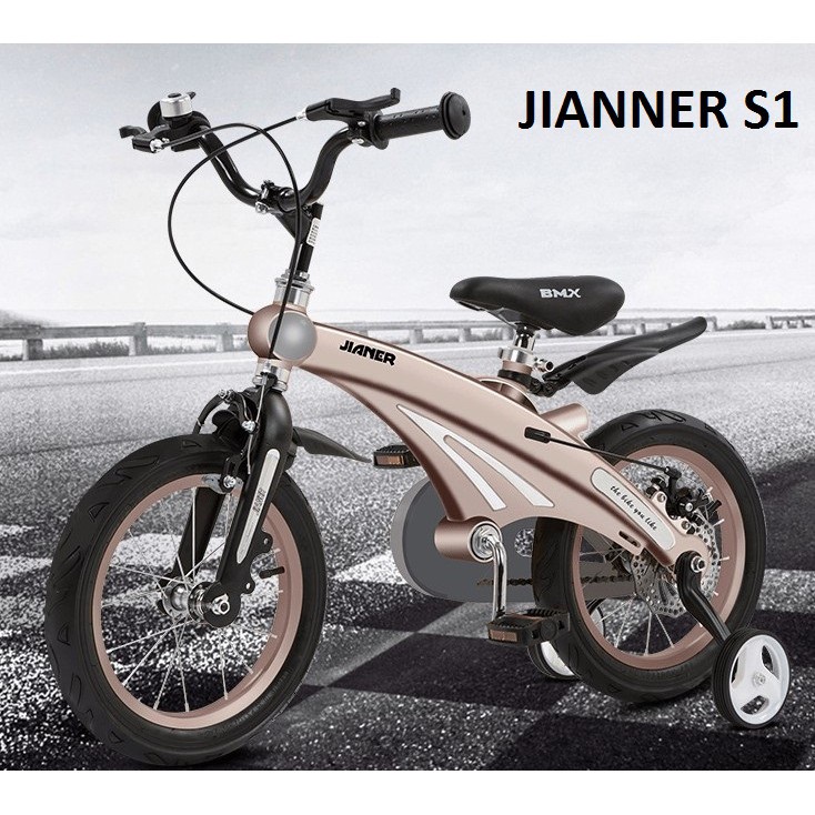 Xe Đạp Cho Bé Jianer S1 Khung Rút Đủ màu Sắc
