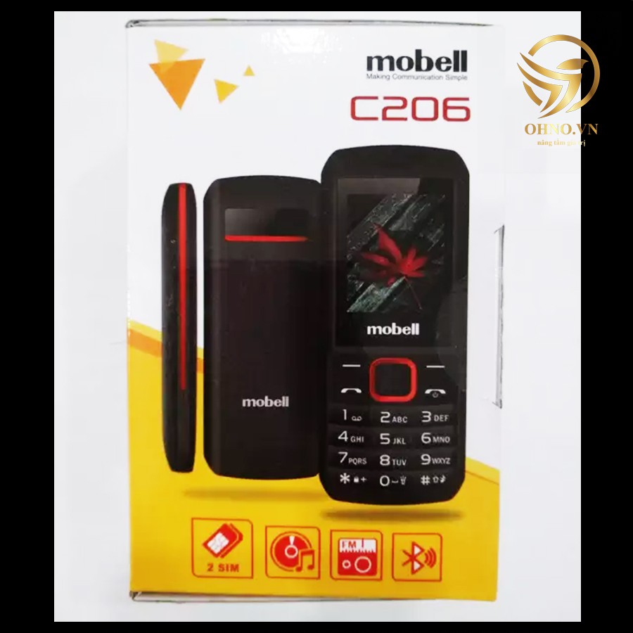 Điện Thoại Phổ Thông Giá Rẻ MOBELL C206 Điện Thoại Đập Đá Cho Người Già - OHNO Việt Nam