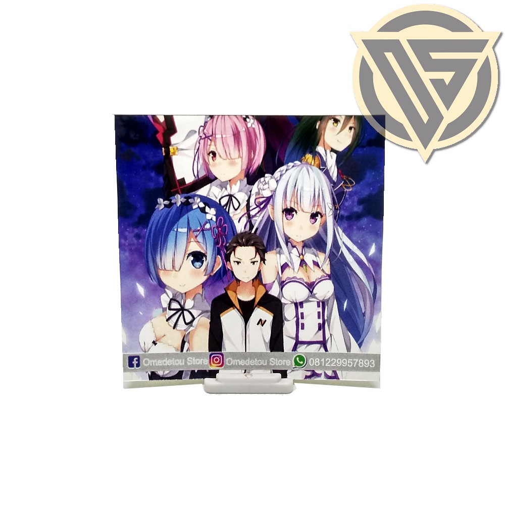 Móc Khóa Hình Nhân Vật Anime Re Zero - Rem Xinh Xắn Đáng Yêu