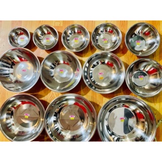Thau inox loại dầy 5 size