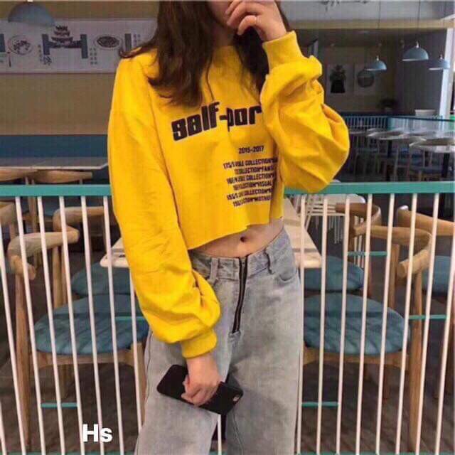 Áo croptop Solf Port dài tay HSU0819