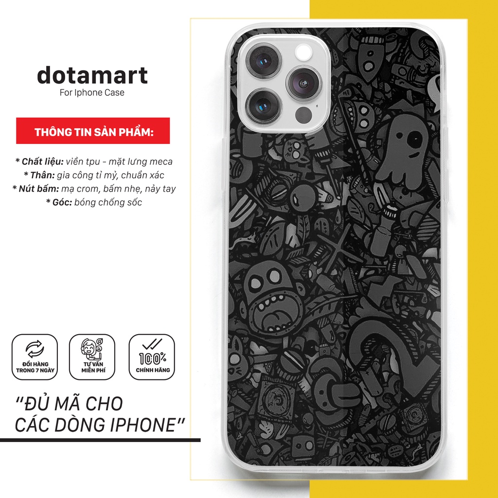 Ốp lưng iphone cao cấp Derma chống sốc | chống bẩn | dotamart TS19 cho dòng iphone xs,xr,11,11 pro ,12,12 mini,12 promax